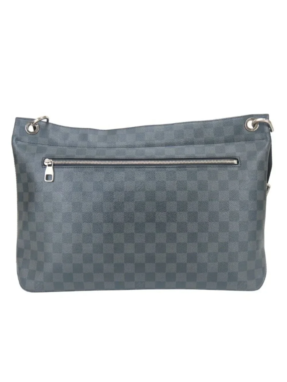 Louis Vuitton Shoulder Bag Hunter Damier Graphite Leather Black Gray Crossbody